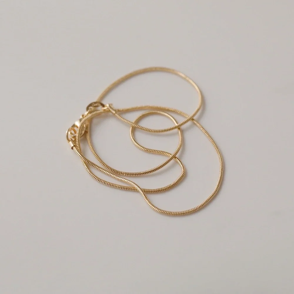 Thin Snake Chain | 18k Gold Filled - Picture 11 of 13